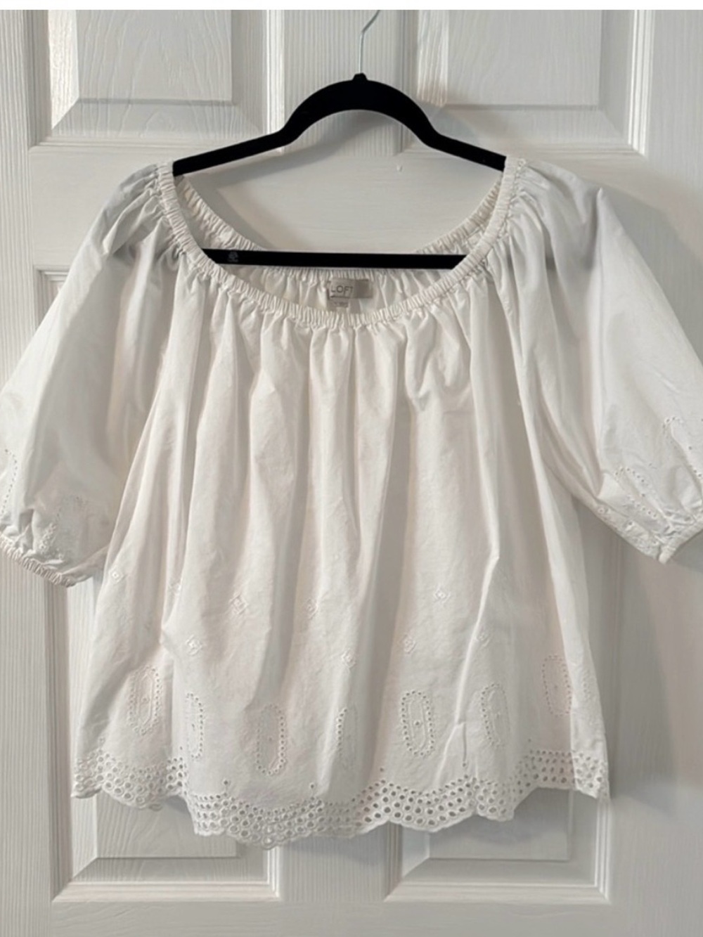 Loft Embroidered Top
